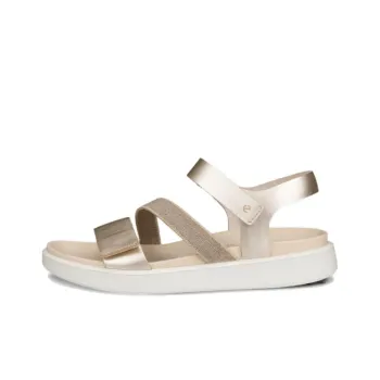 Ecco One Strap Sandals Women's Gold