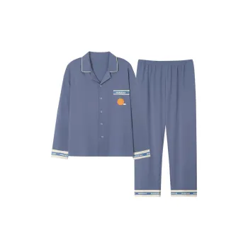 JinShaLa Pajama Set Men's Lake Blue