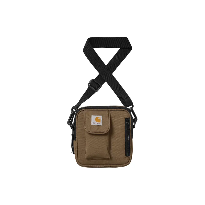 Carhartt WIP Essentials Canvas With Recycled Polyester Shoulder Bag, Crossbody Bag Small Size Unisex Taupe-0