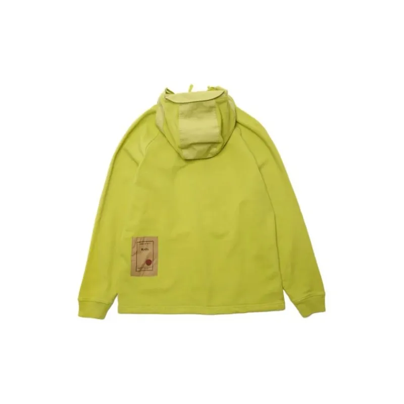 TEN C Half Zip Hoodie 'Absinthe Green' Sweatshirt Men's Bitter Plum Green-1