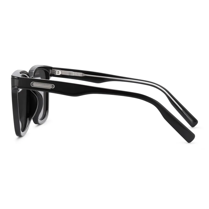 PULAIS TR/Memory Plastic Square Sunglasses Unisex-3
