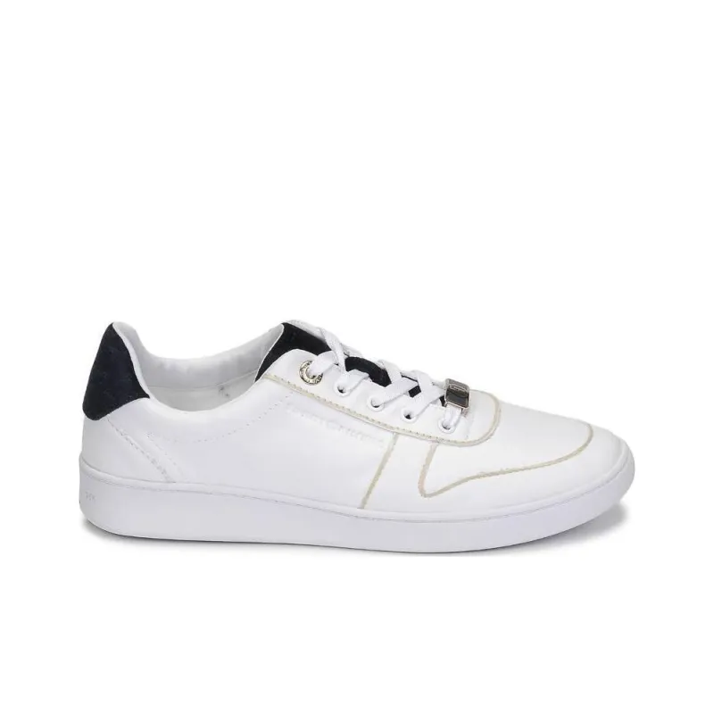 Tommy Hilfiger Low Top Skateboard Shoes Women's White-1