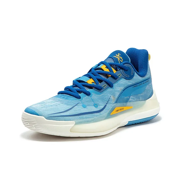 361° DVD2 Cushioning Anti Slip Wear Resistant Breathability Low Top Basketball Shoes Men's Blue-1