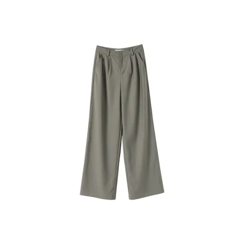 XIANGYING Suit Trousers Women's Green