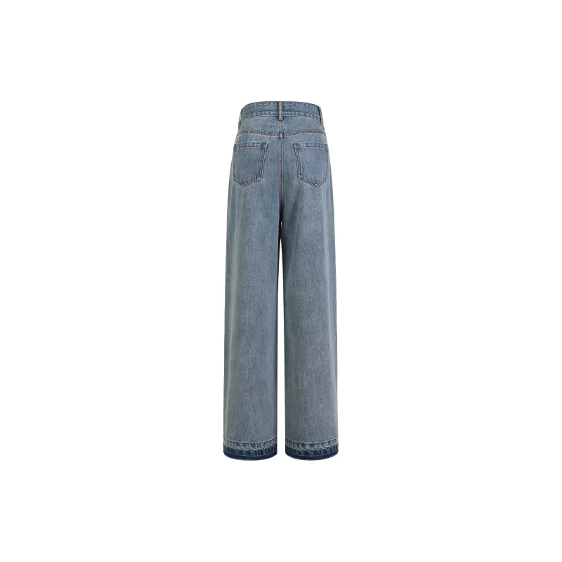 Three Quarters Jeans Women's Blue-1