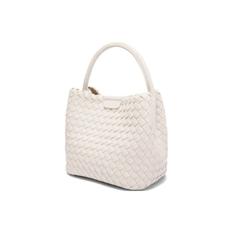BELLE Cow Leather Handbag Bucket Bag Trumpets Women's Solid Color Plain-6