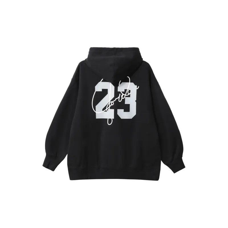 Jordan AS W AJ GIRL VERBIAGE HOODIE Sweatshirt Women's Black-1