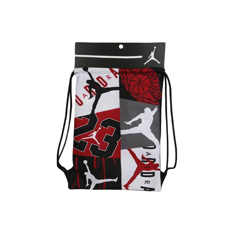 Jordan Polyester Sports Backpack Regular Unisex Red White-2