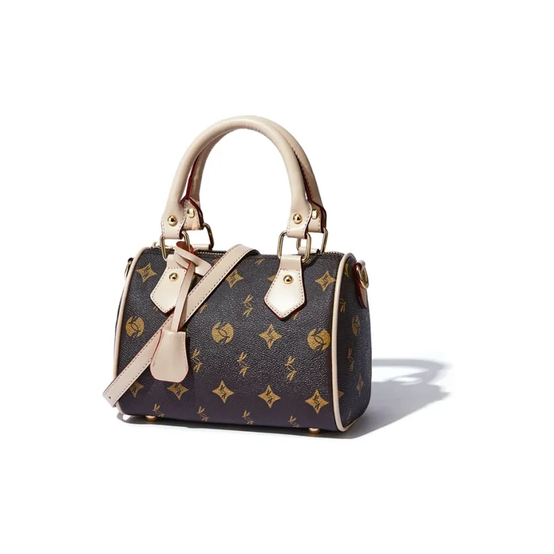 RED DRAGONFLY PVC Handbag, Shoulder Bag, Crossbody Bag Regular Women's Coffee/Dark Coffee/Light Coffee/Gold Brown/Pink-2