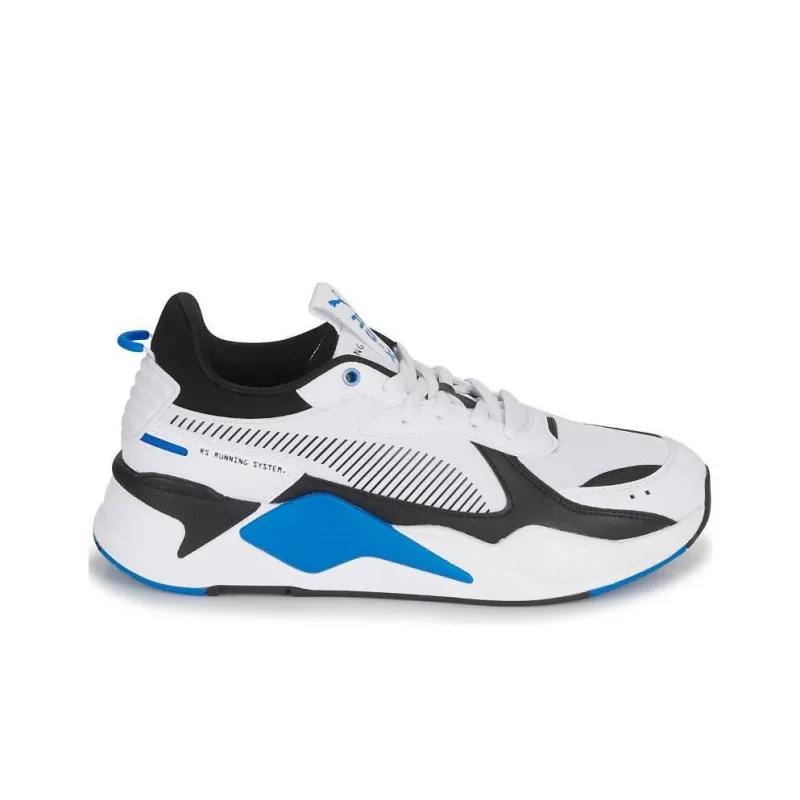 PUMA RS-X Durable Breathable Low-Top Running Shoes Men's White Black-1