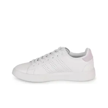 Adidas Durable Breathable Low Top Skateboard Shoes Women's White Pink