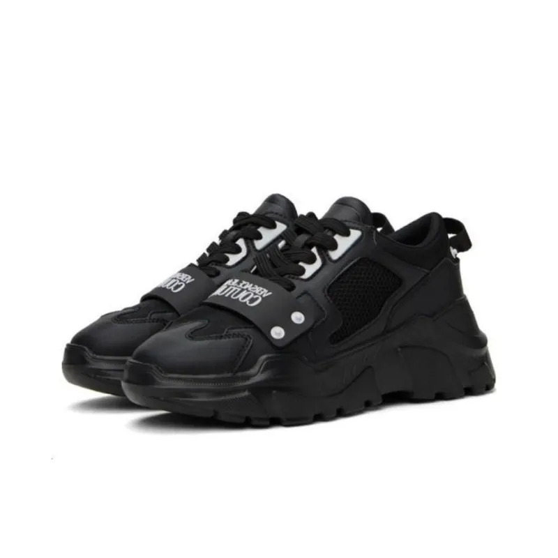VERSACE JEANS COUTURE Speedtrack Low Top Casual Shoes Men's Black-2