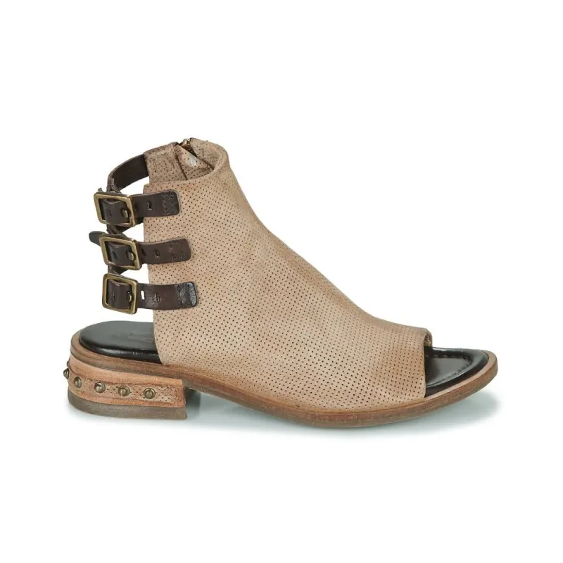 AirStep One Strap Sandals 4cm Women's Beige-4