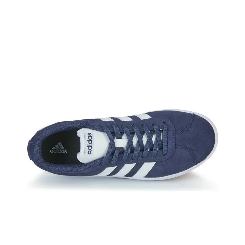 Adidas VL COURT 2.0 Low Top Skateboard Shoes Women's Blue-3