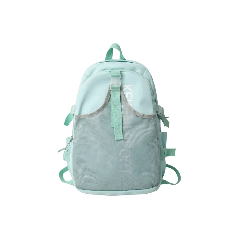 FAMAN Nylon Backpack Unisex White/Black/Purple/Green/Blue-10
