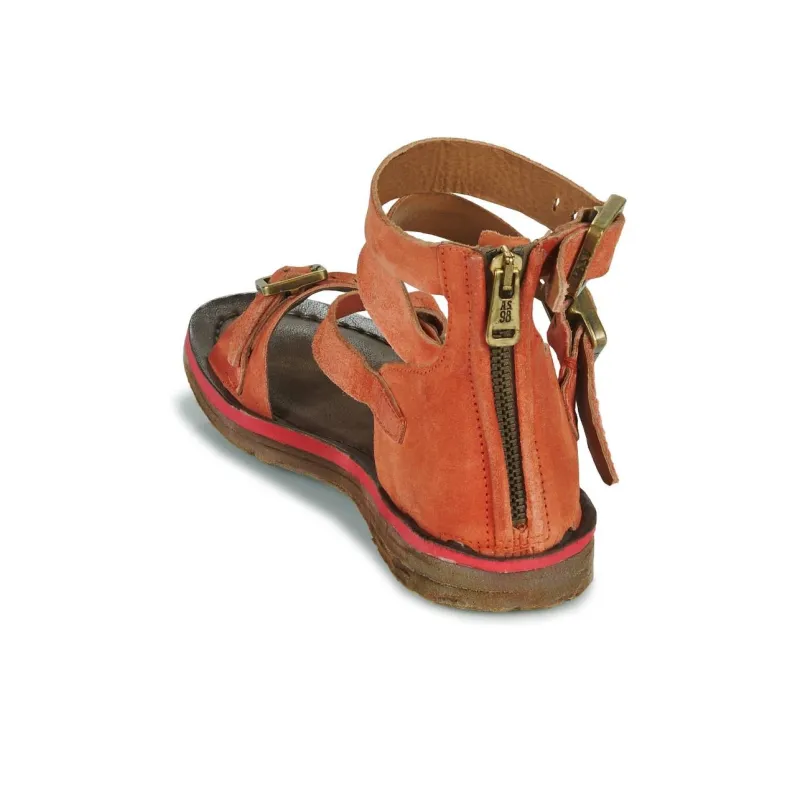 AirStep BUSA STRAP Roman Sandals Women's Orange-11