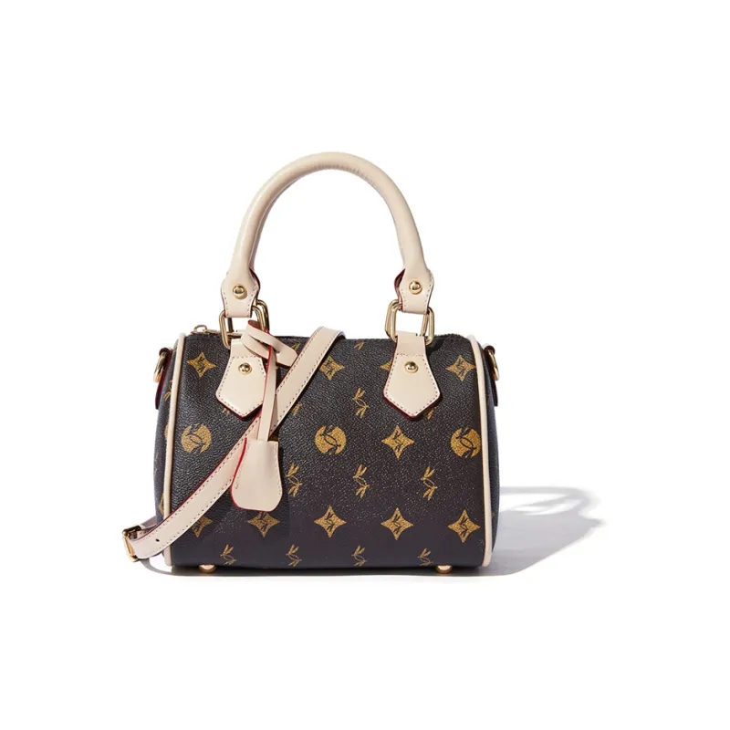 RED DRAGONFLY PVC Handbag, Shoulder Bag, Crossbody Bag Regular Women's Coffee/Dark Coffee/Light Coffee/Gold Brown/Pink-1