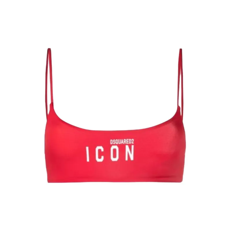 DSQUARED 2 Be Icon Brassiere Top Bra Women's Red-0