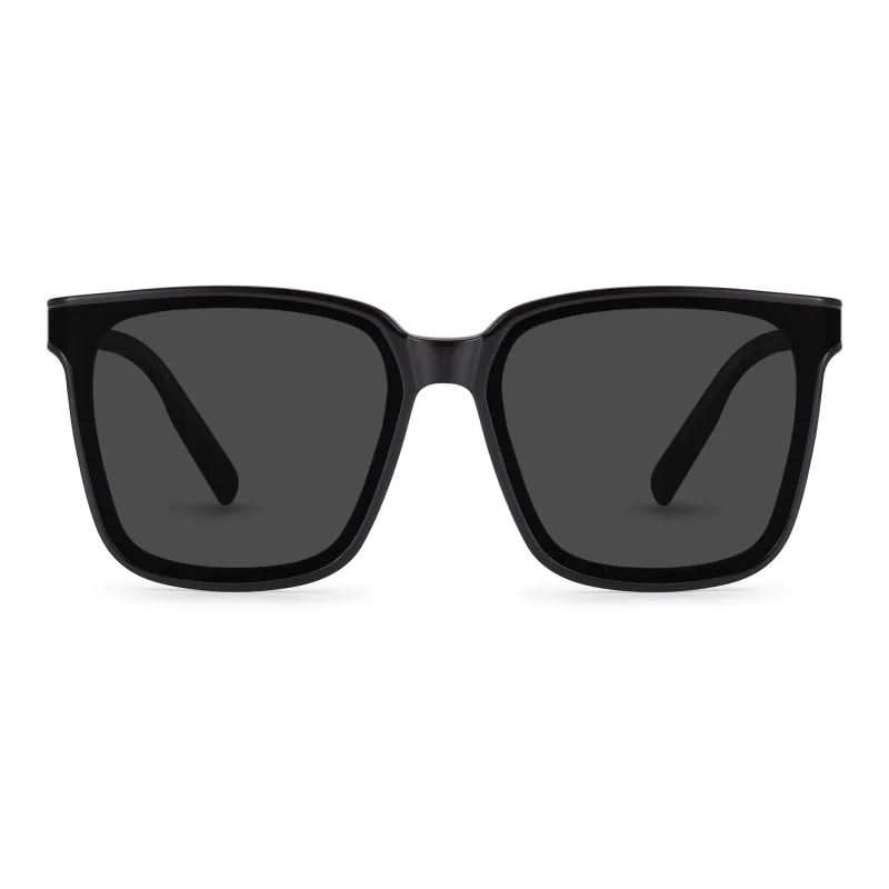 PULAIS TR/Memory Plastic Square Sunglasses Unisex-2