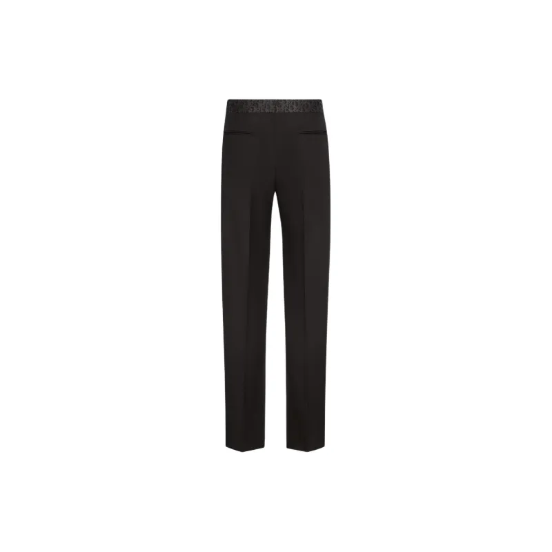 DIOR Pants With Dior Oblique Belt Casual Pants Men's Black-1