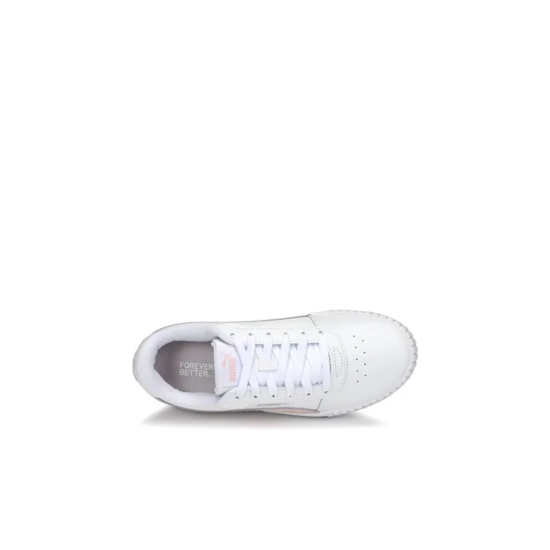 PUMA Carina 2.0 2.0 Abrasion Resistant Breathable Low Top Skateboard Shoes Women's White Pink-4