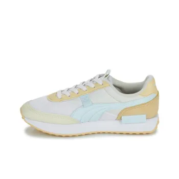 PUMA Future Rider Pastel Wns Abrasion Resistant Breathable Low Top Casual Shoes Women's Beige Yellow
