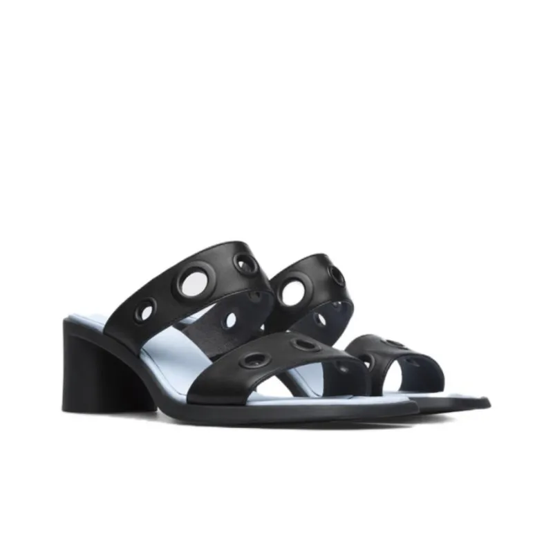 CAMPER Slide Slippers 6cm Women's Black-1