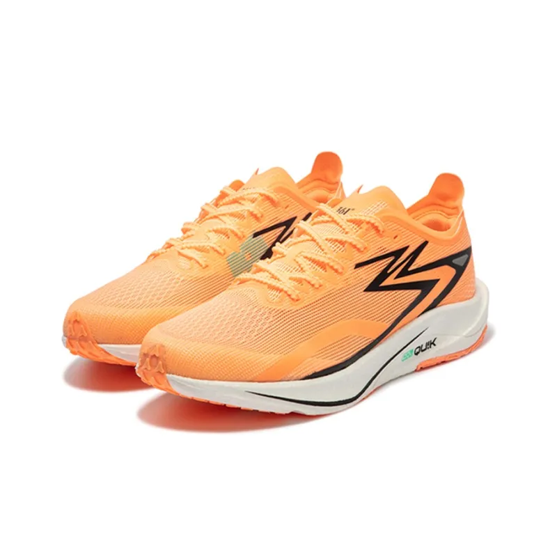 361° Speed Team Cushioned Slip Resistant Abrasion Resistant Breathable Low Top Casual Running Shoes Unisex Orange-2