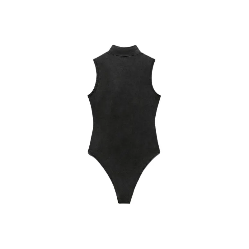 ZARA Bodysuits Women's Dark Gray-1