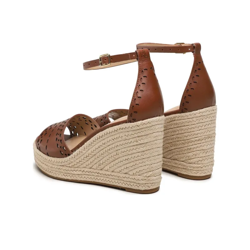 Polo Ralph Lauren One Strap Sandals Women's Brown-2