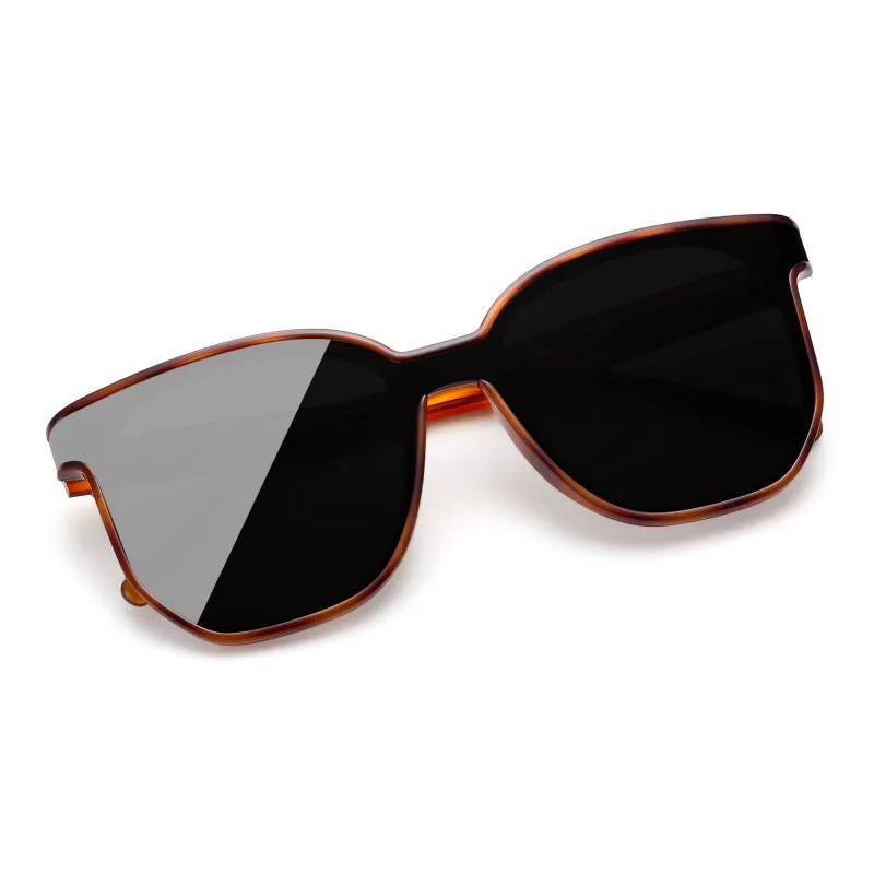 PULAIS TR/Memory Plastic Irregular Shape Sunglasses Unisex-5