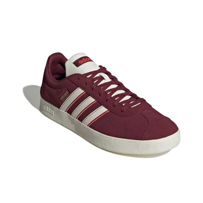 Adidas Vl Court Lifestyle Skateboarding Suede Shoes 'Red'-2