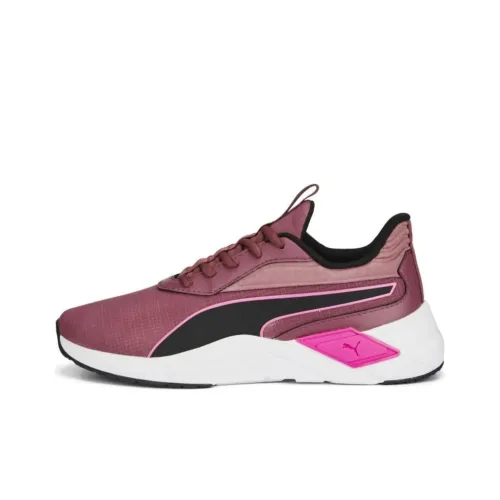 PUMA Flex T1 Le Cushioning Wear Resistant Low Top Training Shoes Women's Pink