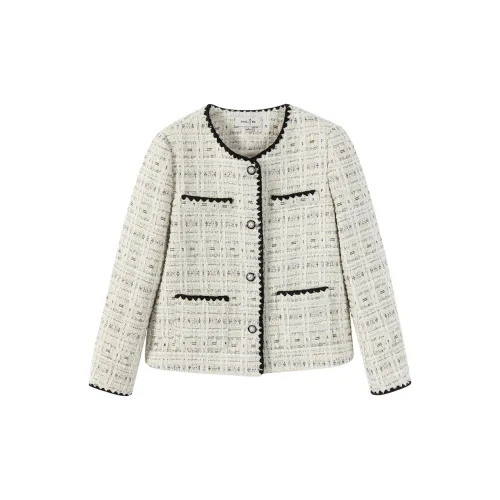 XIANGYING Jackets Coats Women's Beige