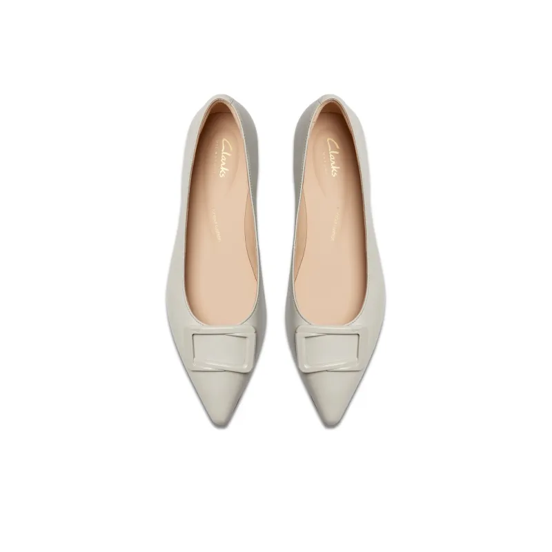 Clarks Casual Single Shoes Women's White-2