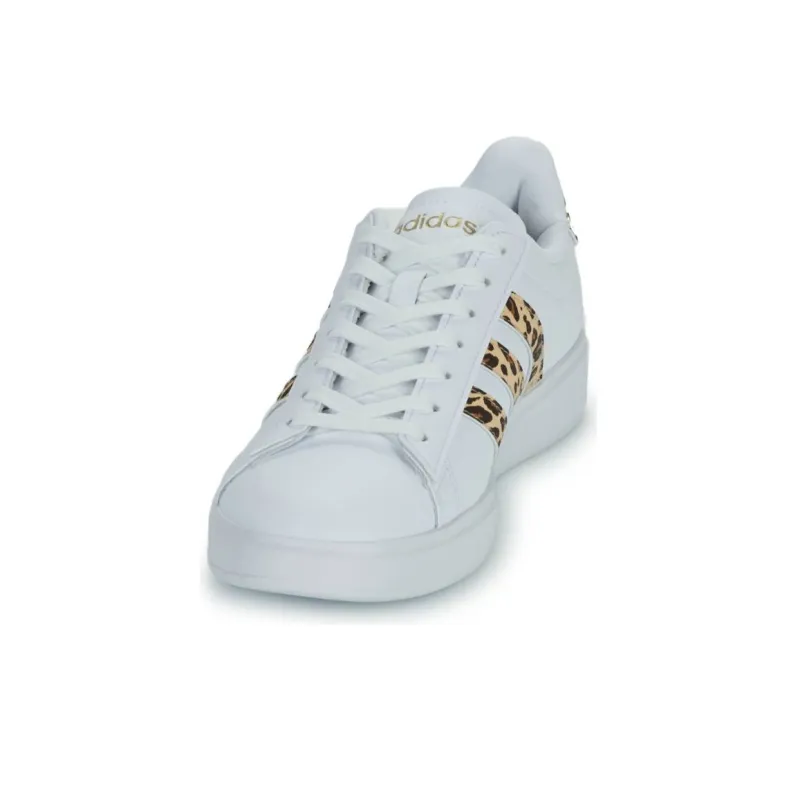Adidas Grand Court 2.0 Cloud White Magic Beige Matte Gold Women's-13