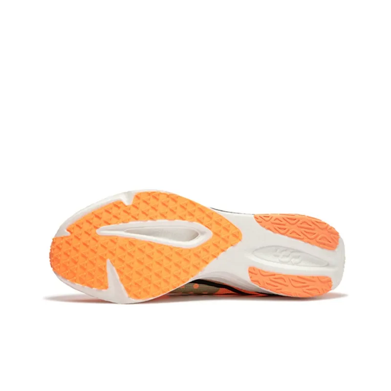 361° Speed Team Cushioned Slip Resistant Abrasion Resistant Breathable Low Top Casual Running Shoes Unisex Orange-4