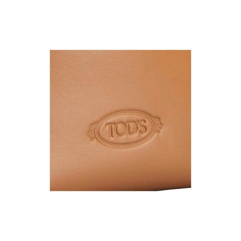 TOD'S KATE Calfskin Handbag Mini Women's Brown-4
