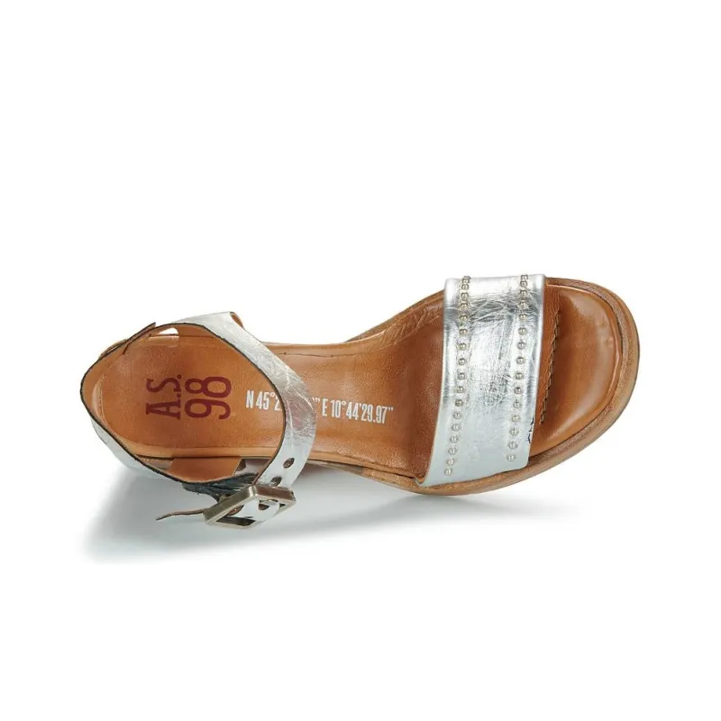 AirStep ALCHA CHIC One Strap Sandals Women's Silver-9