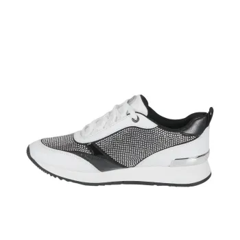 MICHAEL KORS Allie Stride Low Top Casual Shoes Women's Black White