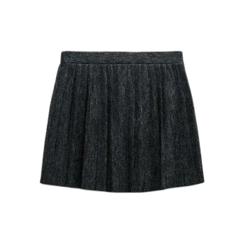 ZARA Casual Short Skirts Women's Zebra Print Gray-1