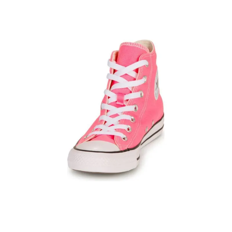 Converse Chuck Taylor Hi All Star Abrasion Resistant Cushioning High Top Canvas Shoes Unisex Pink-3