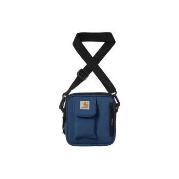 Carhartt WIP Essentials Recycled Polyester Canvas Shoulder Bag, Crossbody Bag Trumpets Unisex Blue