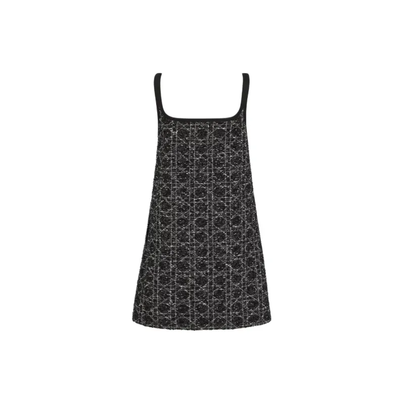 DIOR Slip Dresses Women's Black-1