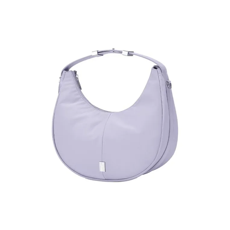 SAMSONITE Fabric With Synthetic Leather Shoulder Bag Handbag Shoulder Bag Women's Lilac-1