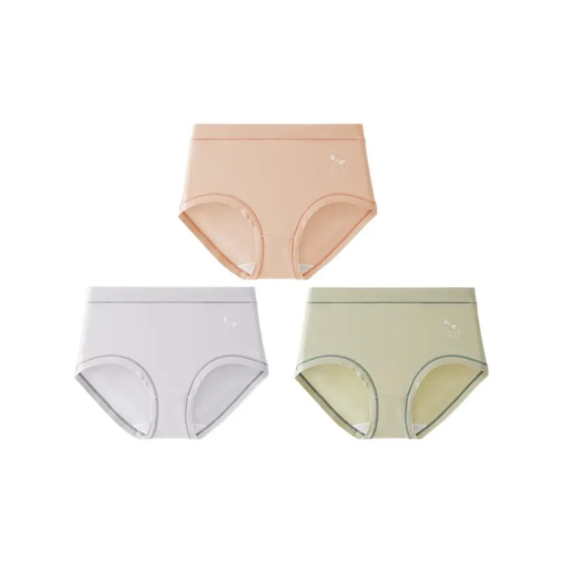 RED DRAGONFLY Cotton Panties Women's 3 Pack Gift Box Set-16