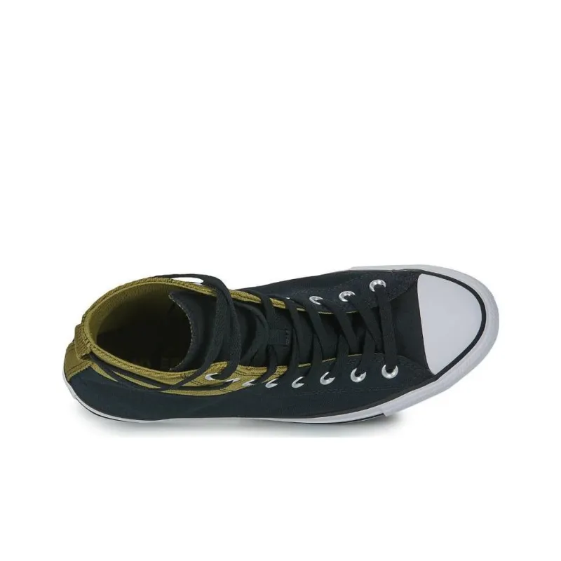 Converse Chuck Taylor All Star Durable Cushioning High Top Canvas Shoes Men's Black-3