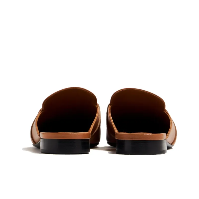HERMES Oz Abrasion Resistant Closed Toe Slippers Women's Brown-4