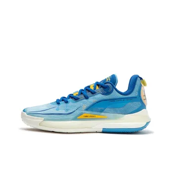361° DVD2 Cushioning Anti Slip Wear Resistant Breathability Low Top Basketball Shoes Men's Blue