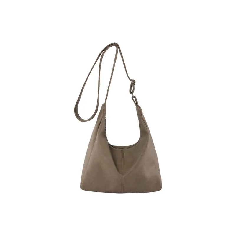 MingLu PU Shoulder Bag Crossbody Bag Regular Unisex White/Khaki/Black/Coffee/Pink-26